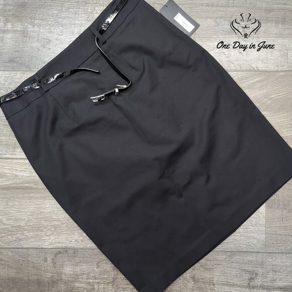 Apt. 9 Modern Fit Polished Cotton Pencil Skirt Size 8 - Picture 1 of 5